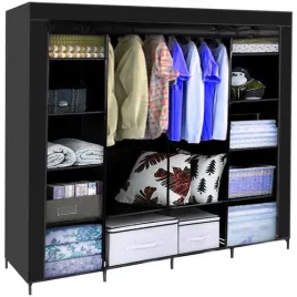 Faltbarer Kleiderschrank 170x170cm Ruhhy 23740
