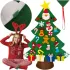 Filz Weihnachtsbaum mit Dekorationen 24856