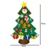 Filz Weihnachtsbaum mit Dekorationen 24856