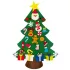 Filz Weihnachtsbaum mit Dekorationen 24856