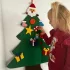 Filz Weihnachtsbaum mit Dekorationen 24856