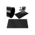 Schutzmatte 90x130cm RUHHY - schwarz, Bürostuhlmatte, Bodenschutz, Büroaccessoire, PVC-Mattenschutz, Stuhlmatte.