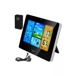   Wetterstation 22452 - Wettervorhersage, Temperatur, Luftfeuchtigkeit, Wetterinformationen, digitales Display