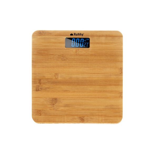 LCD-Badezimmerwaage mit Holzverkleidung - Ruhhy 22522