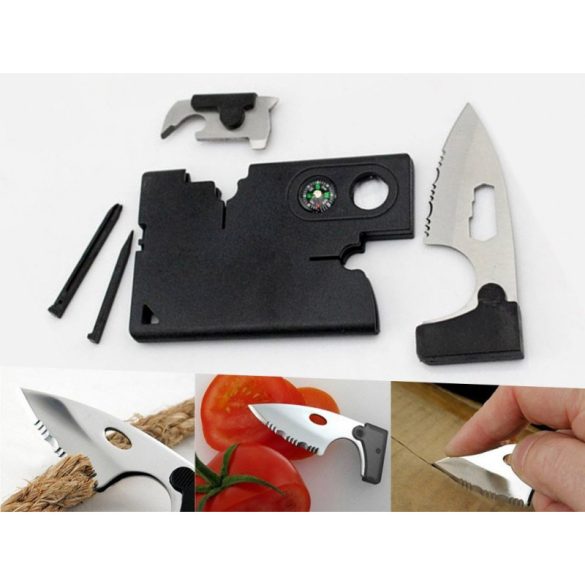 Multifunktionale Überlebenskarte mit Werkzeugen