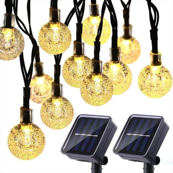 Solar-LED-Kugel-Lichterkette