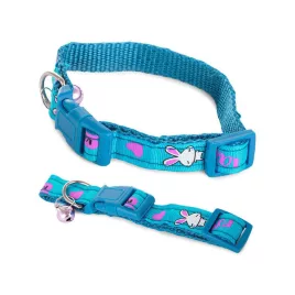 Stoffhalsband für Hunde und Katzen mit Glocke