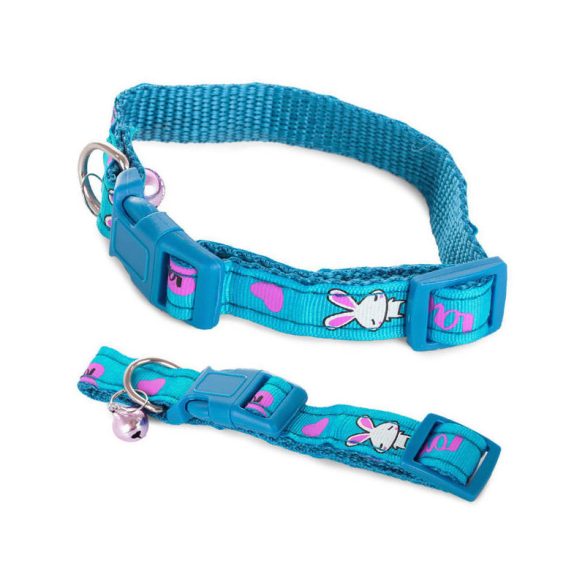 Stoffhalsband für Hunde und Katzen mit Glocke
