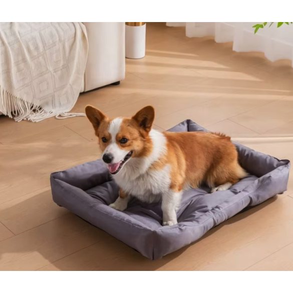 Graues Hunde- und Katzenbett