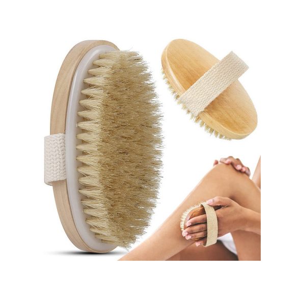 Testmassagebürste für trockene und nasse Anwendung