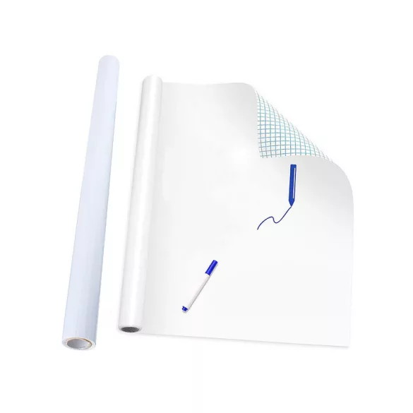 Selbstklebendes trocken abwischbares Whiteboard 200x45