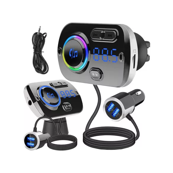 8-in-1 Bluetooth USB 5.0 Multifunktions-FM-Sender