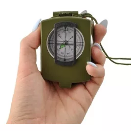 Militärkompass mit Etui und Haken