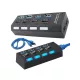 USB-Hub mit 4 Ports und USB 3.0 Unterstützung