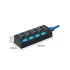 USB-Hub mit 4 Ports und USB 3.0 Unterstützung