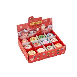   Mineris Weihnachts-Badebomben – 12 Bomben, 12 festliche Erlebnisse