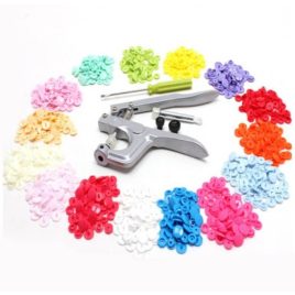 Druckknopf-, Ösen- und Nieten-Set (150 Stk.)